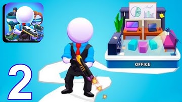 Squad Alpha - Gameplay Part 2 Area 1/5 - Office ✓ Boss Fight ✓  (android, iOS)