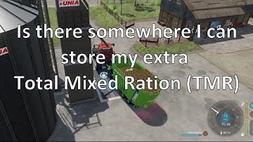 Total Mixed Ration (TMR) Storage
