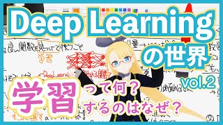 【深層学習】学習 - なぜ必要なのか？何をするのか？【ディープラーニングの世界 vol. 2 】 #052 #VRアカデミア #DeepLearning