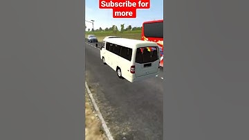 #shorts | Isuzu NK71 Microbus Mod | BUSSID | beautiful nature | Android game | 3D graphics | Bus mod