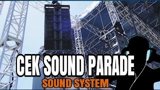 CEK SOUND YANG BIASA BUAT PARADE
