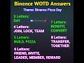 Binance Pizza Day WOTD Answers | Binance Word Of The Day #binance #wotd #shorts