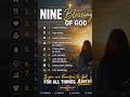 Nine Blessings of God 🙏Be Grateful Today | Christian Motivation | Faith &amp; Hope #shorts SongHyVongTV