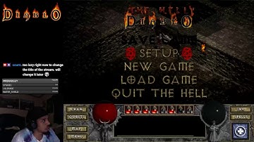 Just the Catacombs for today :P | Diablo The Hell Mod Gladiator Day 28 (2/16/18)