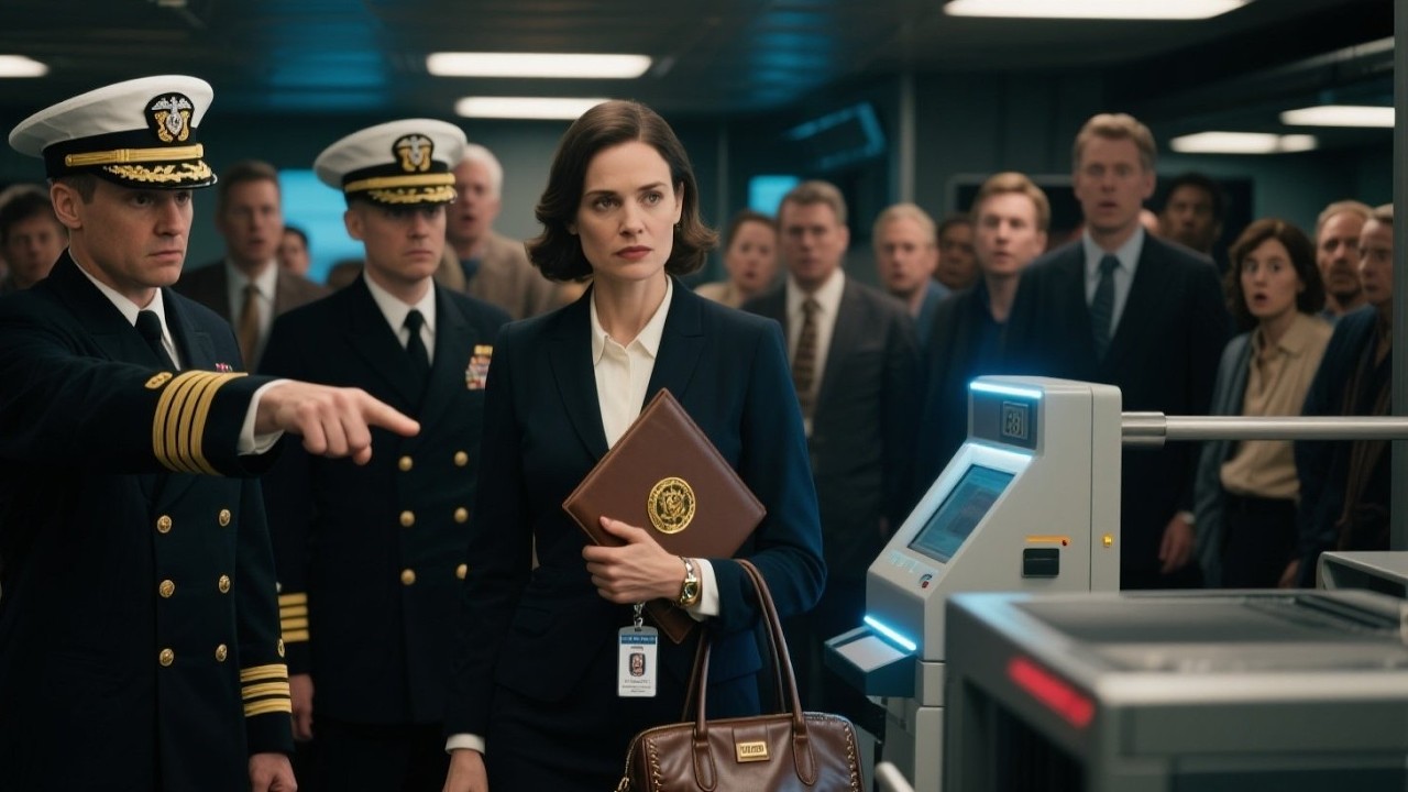 “Go On, Search Her!” — Security Mocked... Until They Realized She Was a Navy SEAL Admiral