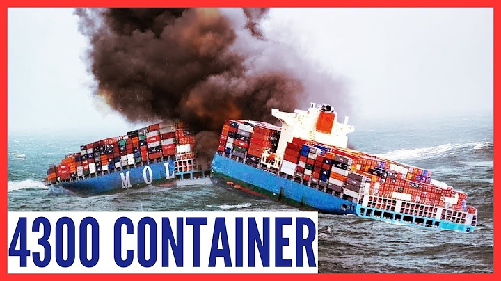 Naufragio: Nave si Spezza in Due con 4300 Container a Bordo