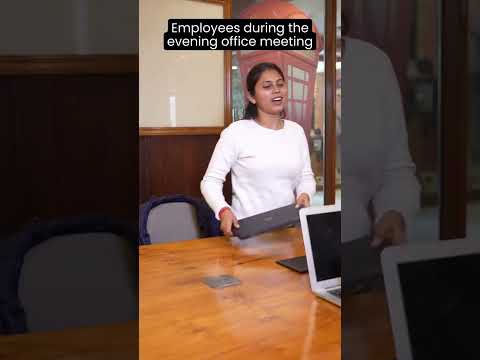 That one employee in every office during evening meetings📱✨| Matrix  #travel