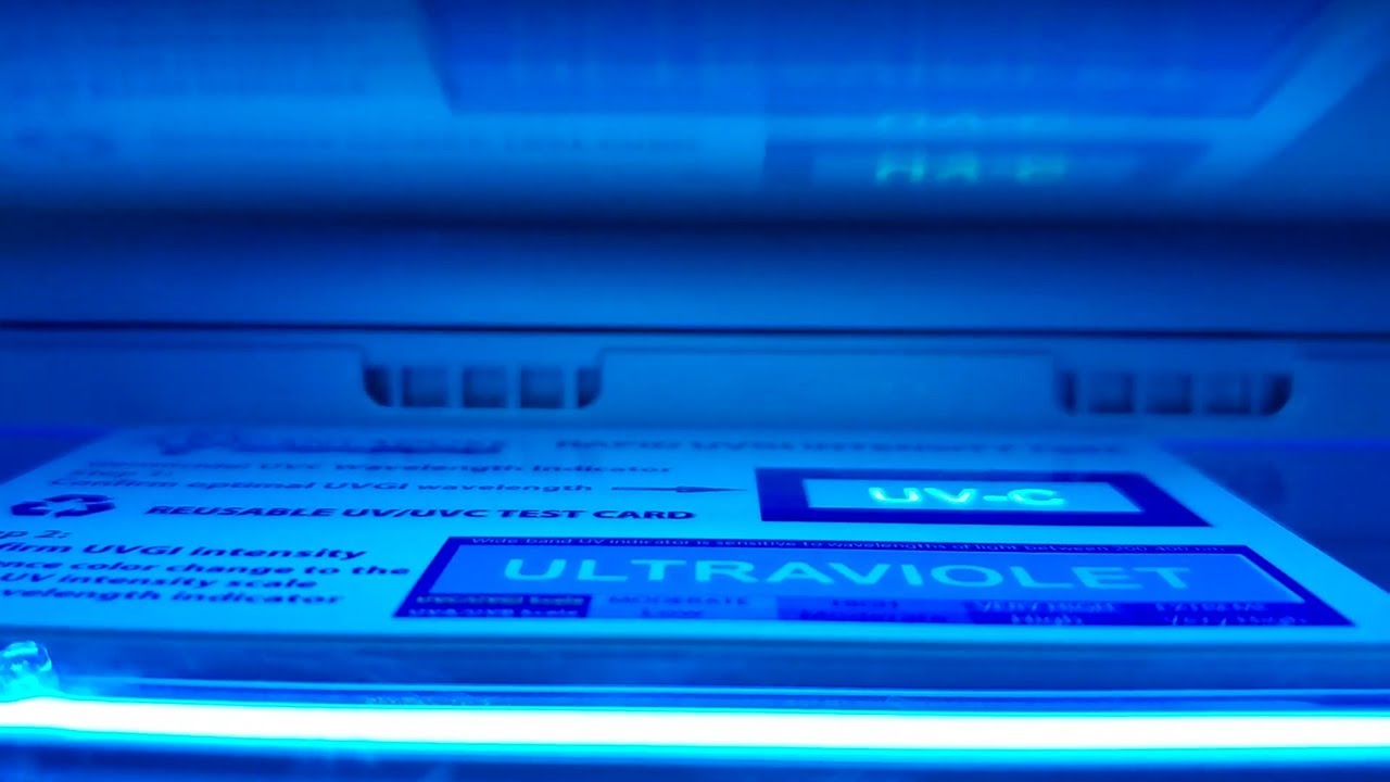 QuantaDose UVC Light Test on Review of Phonesoap 3 UV Smartphone