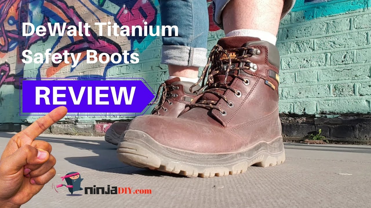dewalt mens titanium safety boots