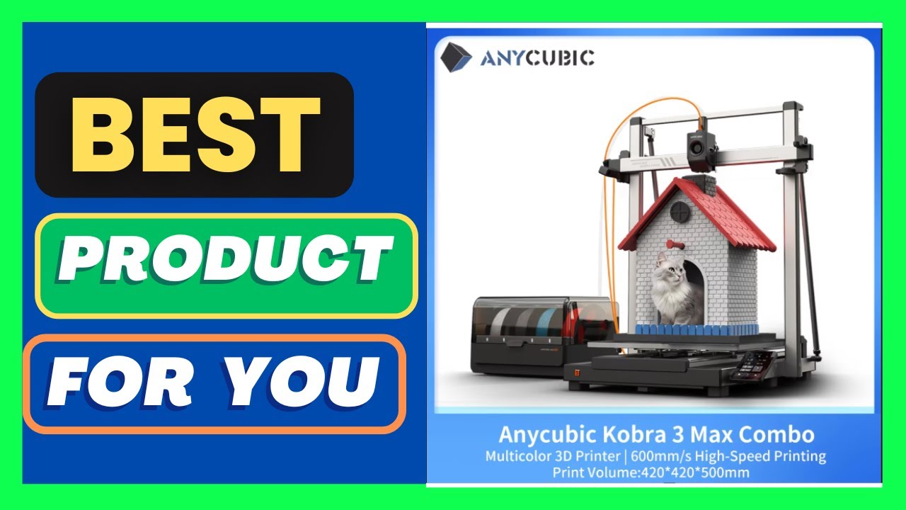 ANYCUBIC Kobra 3 Max Multi-Color 3D Printer Max