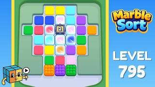 Marble Sort Level 795 Walkthrough Solution