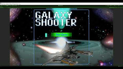 Galaxy Shooter 2D Project continuation Unity C#