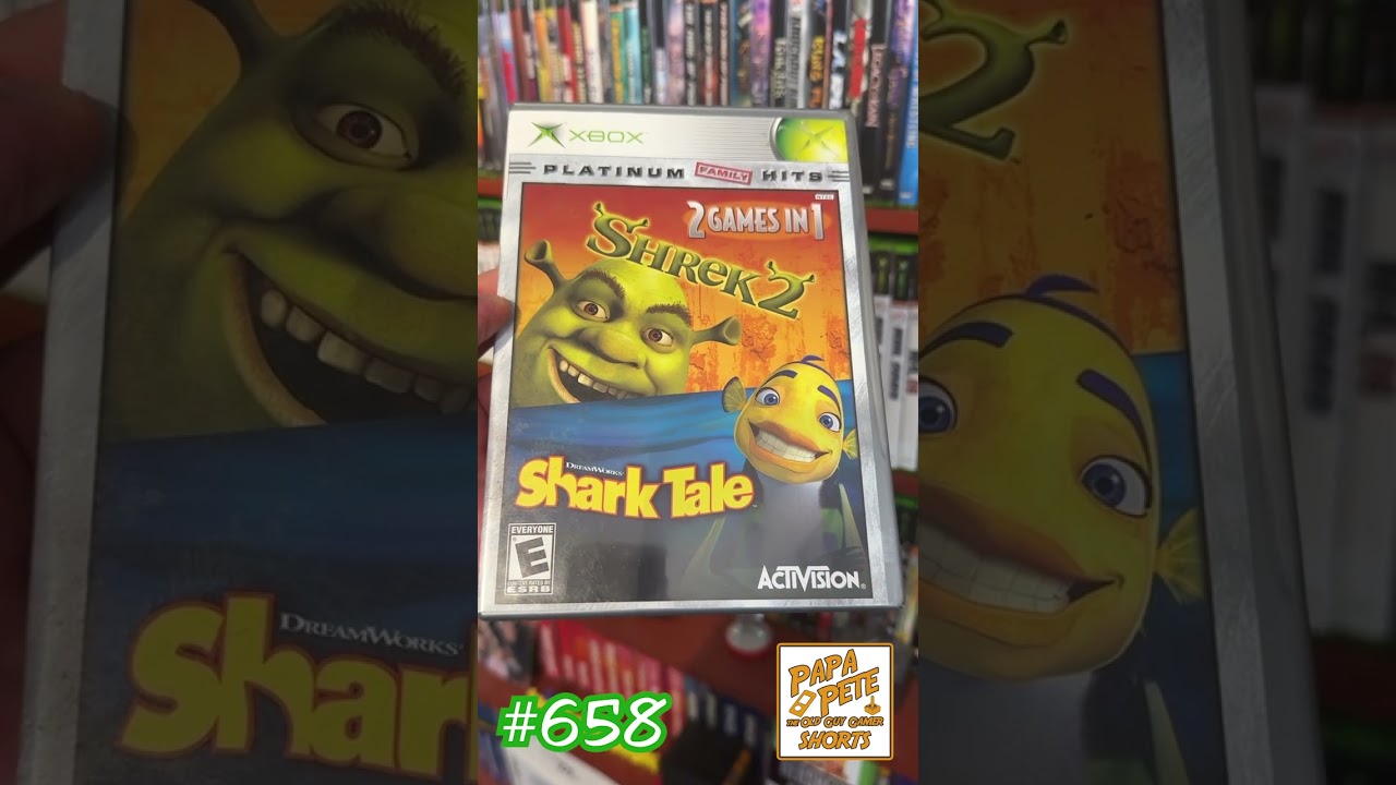 Shrek 2 and Shark Tale 2 in 1 - Xbox CIB