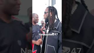 Burna boy has one of the best security team for a musician in Nigeria 🦍 🙌