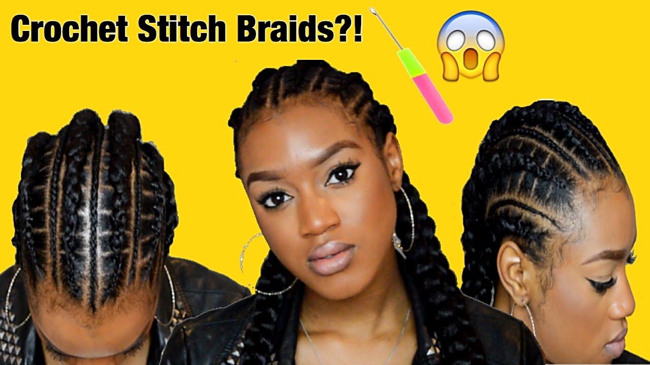 7. 10 Trendy Stitch Braids Hairstyles for Short Hair - wide 3