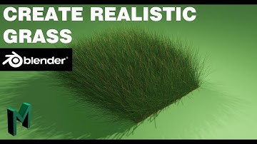 How to create realistic grass in Blender 2.9 - Beginners (In 2 min) - MATRIX 3D