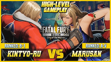 FATAL FURY: CotW ⭐ Kintyoru (TERRY) vs Marusan (B. JENET) ⭐ FF:CotW High Level Gameplay!