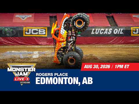 Monster Jam: Edmonton, AB - 3 (Full Event) | Aug 30, 2026 | Rogers Place