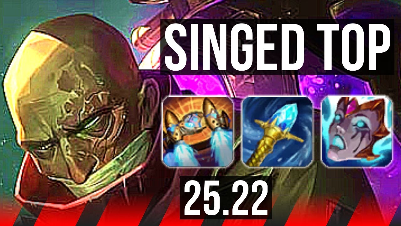 SINGED vs MORDEKAISER (TOP) | 7k comeback, 900+ games, 3/4/19, Rank 14 Singed | EUW Master | 25.22