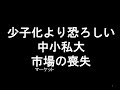 中堅高校という市場が消え、中下位大学も消える