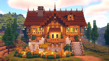How to Build a Ultimate Spruce House + Interior in Minecraft