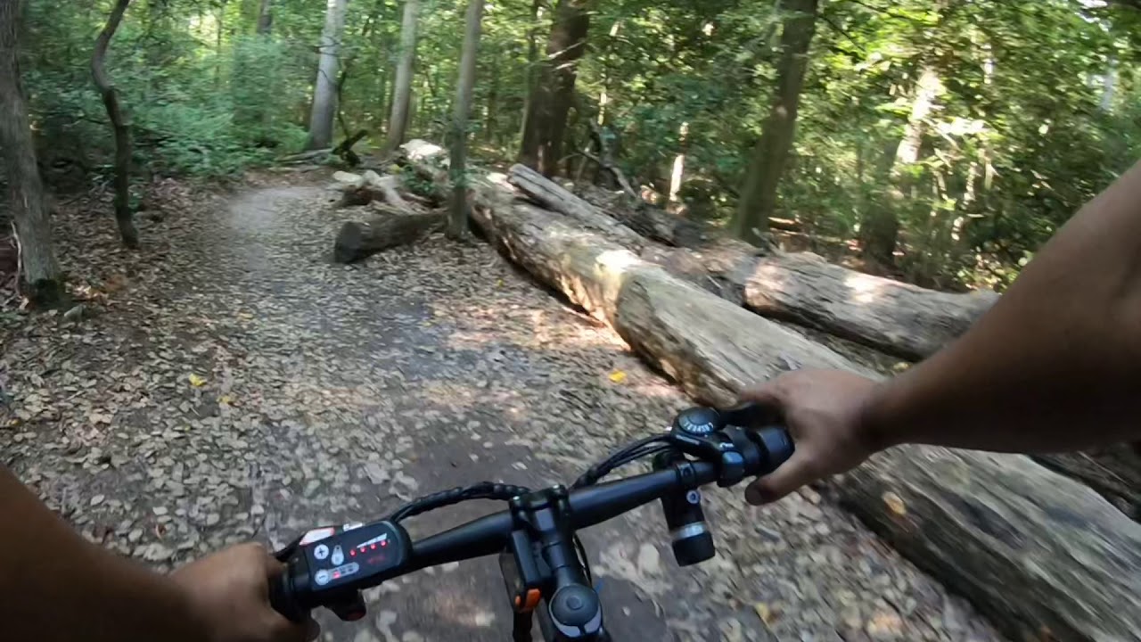 270lbs 👨🏽 First time Mountain Biking ceres park NJ YouTube