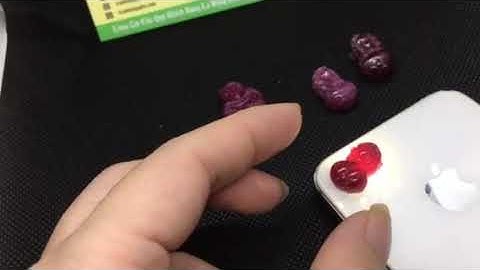Đá quý Hà Nguyễn - mặt dây chuyền tỳ hưu đá ruby nam phi