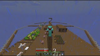 THE ORIGINAL oneBlock MINECRAFT WORLD flooring @DRAGONDREAM_NKAN