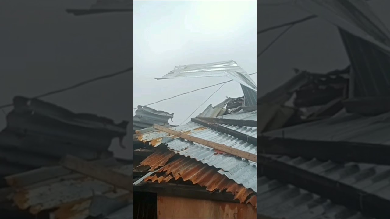 Destroyed Houses by Horrible Typhoon Rai  