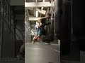 Heavy bag training. Power and speed