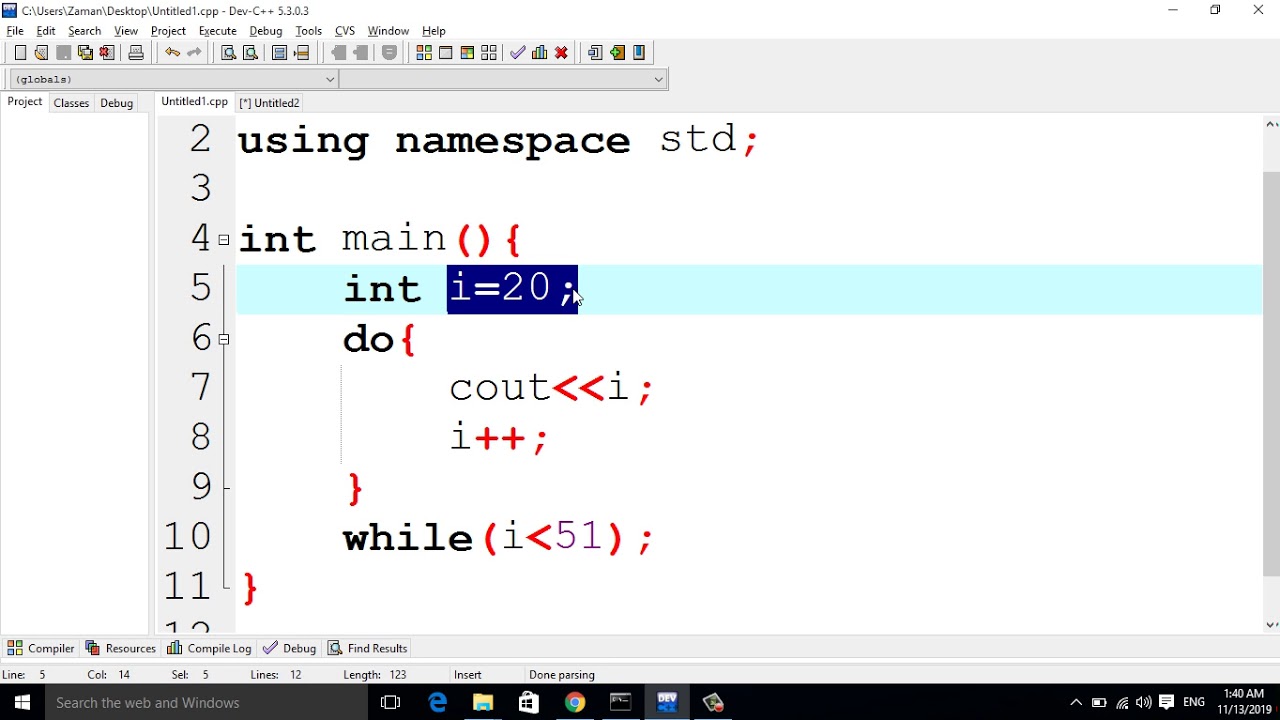 6. C++ tutorial - do while Loop - YouTube