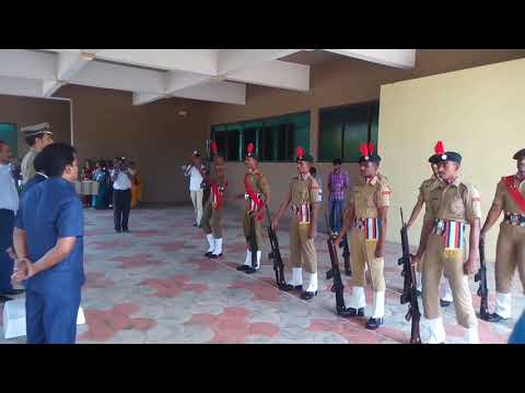 AyyaNadar janakiammal college Day Guard of honour to sylendrababu IPS2017