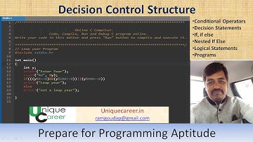 Decision Control Structure
