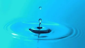 Slow Motion Water Droplet Falling Breaks Surface Tension and Makes Ripples in HD YouTube Video View