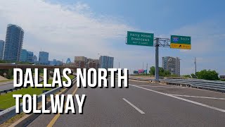 [4K] Driving the Dallas North Tollway from Frisco to Downtown Dallas