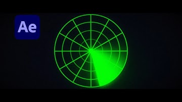 📡 Track Targets - Do a "Radar Scanning" Animation in After Effects