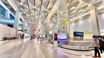 LANDED AT SOEKARNO HATTA AIRPORT CGK @ TERMINAL 3 T3 Domestic by GARUDA INDONESIA ON AUGUST 2023