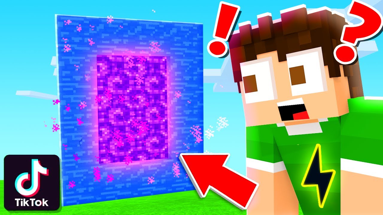 TESTEI OS MELHORES TIKTOKS DE MINECRAFT !! - Minecraft TikTok #03