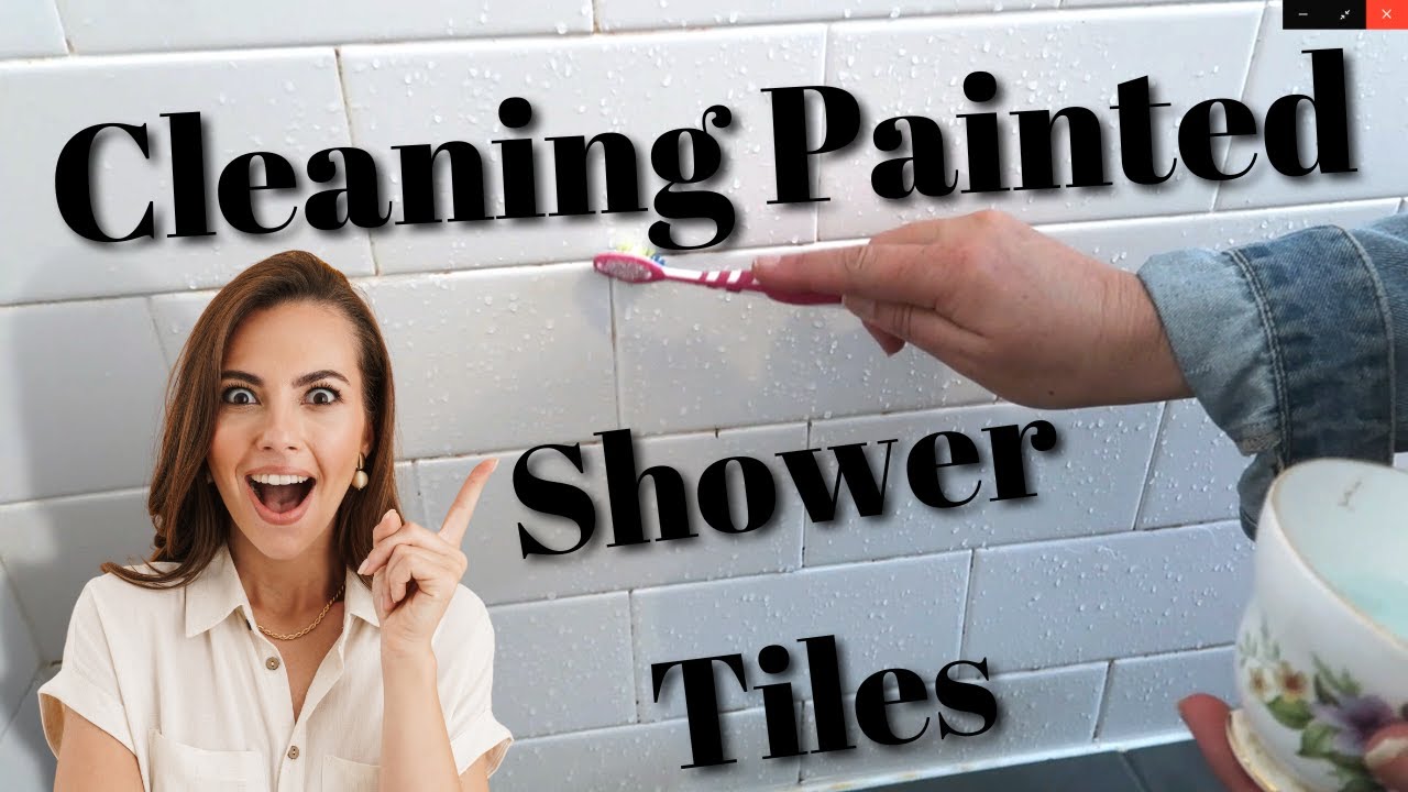 Cleaning Painted Shower Tiles & Grout How to Clean Painted Grout
