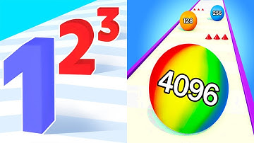 Number Master VS Rolling Ball Run Numbers Game Android iOS Gameplay #2