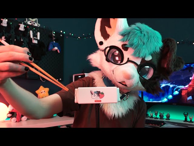 [Furry ASMR] Shoving chopsticks into your ears