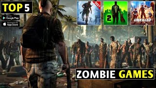 TOP 5 BEST ZOMBIES GAMES FOR ANDROID - HIGH GRAPHIC GAMES screenshot 1