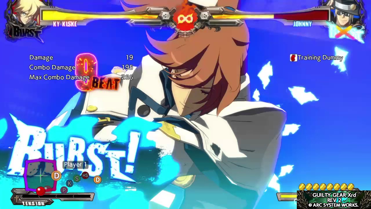 GGXrdR2 Demo Swaggy Ky combo
