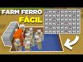 ✔️ FARM DE FERRO MAIS FÁCIL DO MINECRAFT em 5 MINUTOS!