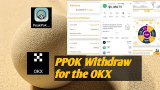 Peakpok Club - DeFi Token Mining App We Can Withdraw These Tokens Within The OkX Wallet screenshot 2