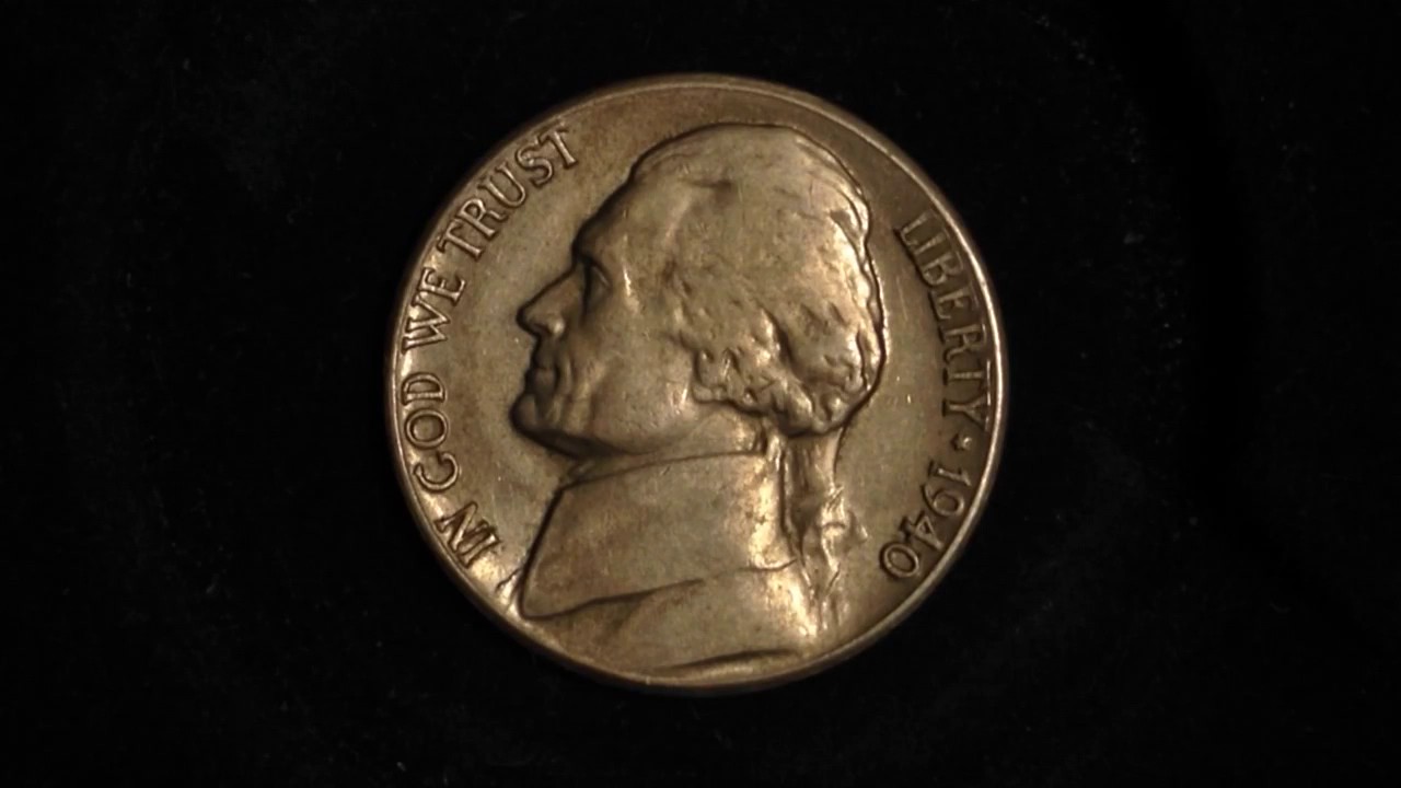 1940 S Jefferson Nickel (Mintage 40 Million, Value Starting At 65 Cents)