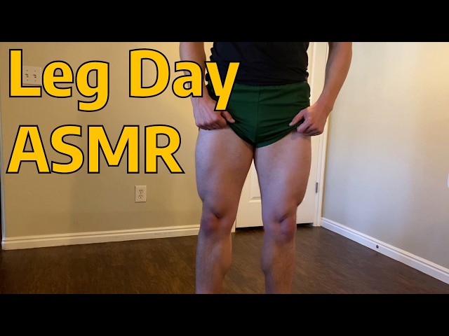 Working out my legs | ASMR Fitness