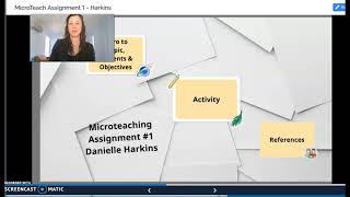 Microteach Assignment 1 - Harkins - Pronunciation: Vowels