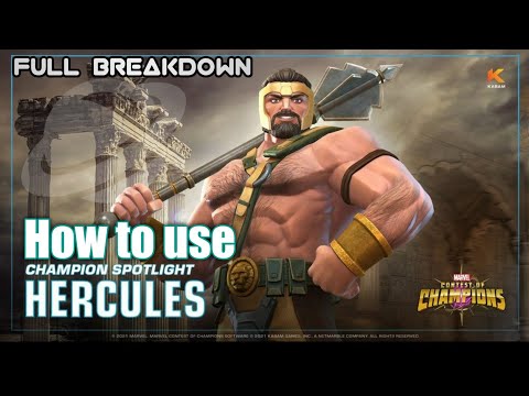 How to use Hercules Effectively |Full Breakdown| – Marvel Contest of Champions