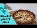 Keto diet perfect pizza base recipe with any topping